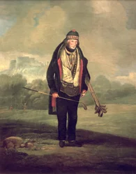 Caddie Willie i Bruntsfield, Edinburgh, 1824